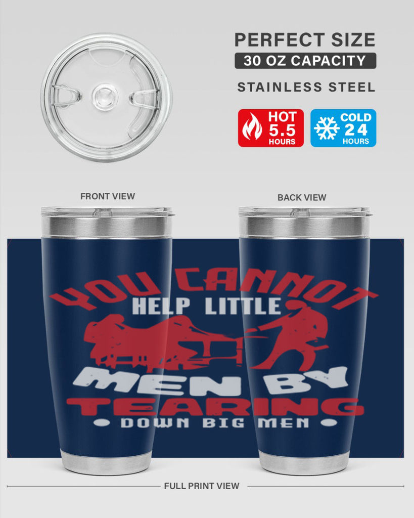 you cannot help little men Style 72#- Fourt Of July- Tumbler
