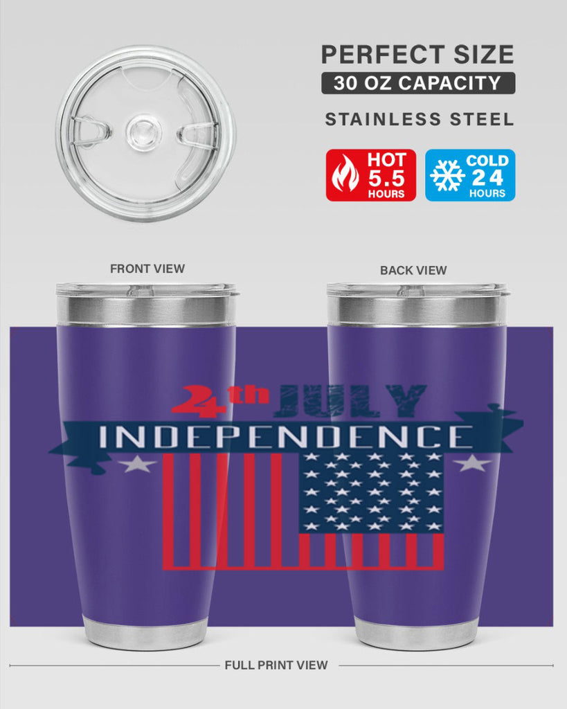 4th July Independent Style 65#- Fourt Of July- Tumbler