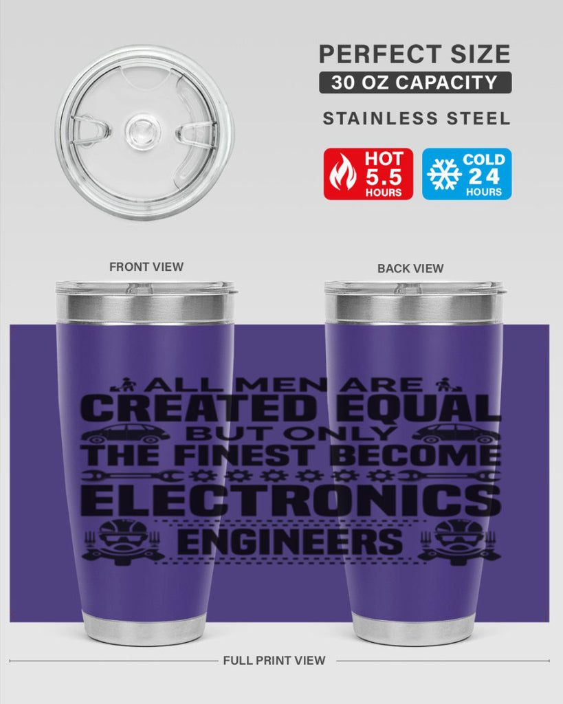 All men are created Style 21#- engineer- tumbler