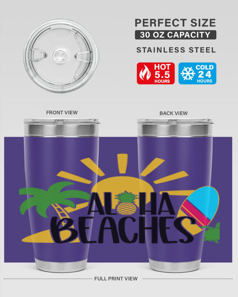 Aloha Beaches Style 55#- summer- Tumbler