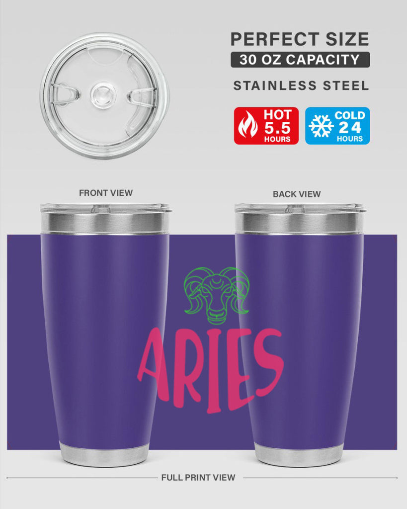 Aries 101#- zodiac- Tumbler