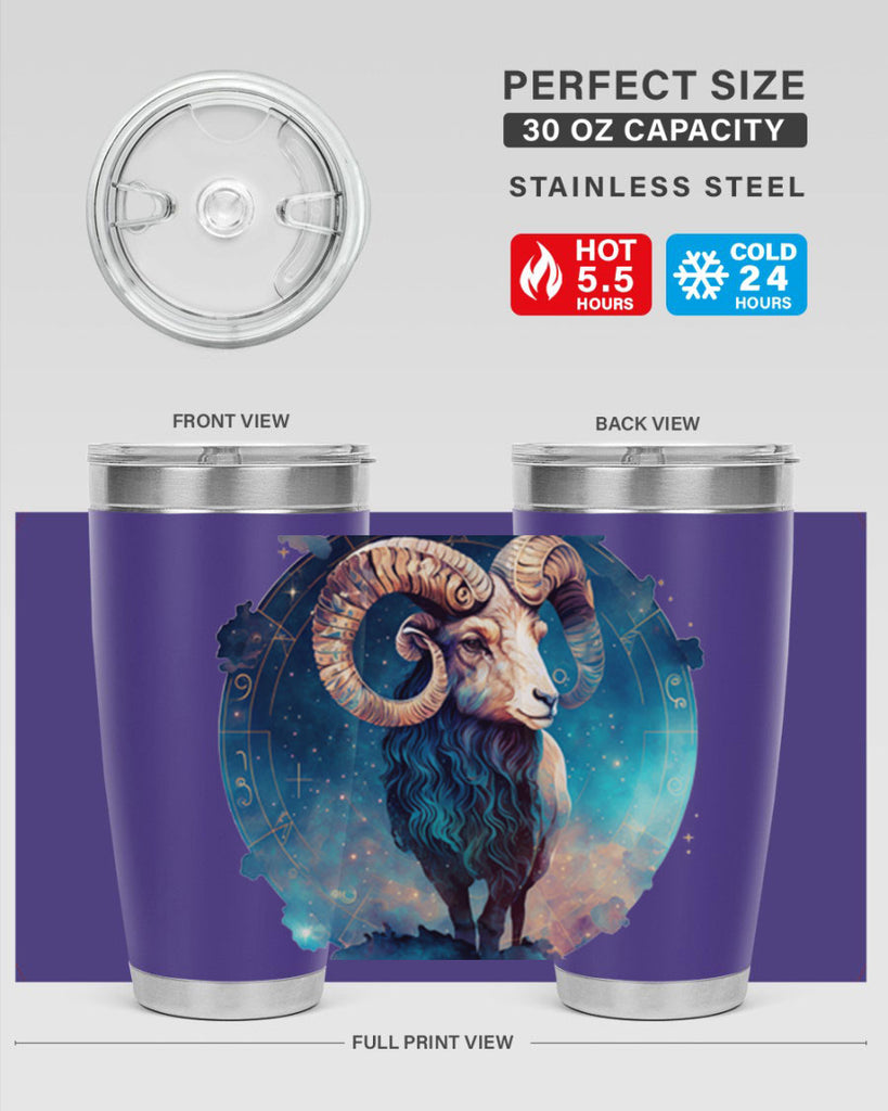 Aries 92#- zodiac- Tumbler