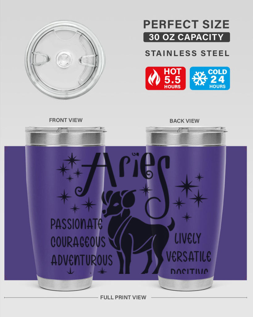 Aries 93#- zodiac- Tumbler