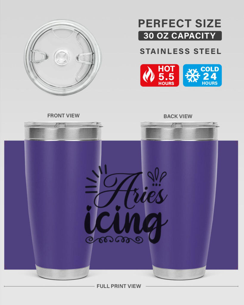 Ariesicing 105#- zodiac- Tumbler