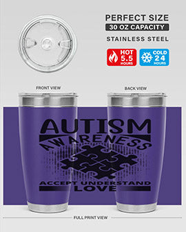 Autism awareness Style 43#- autism- Tumbler