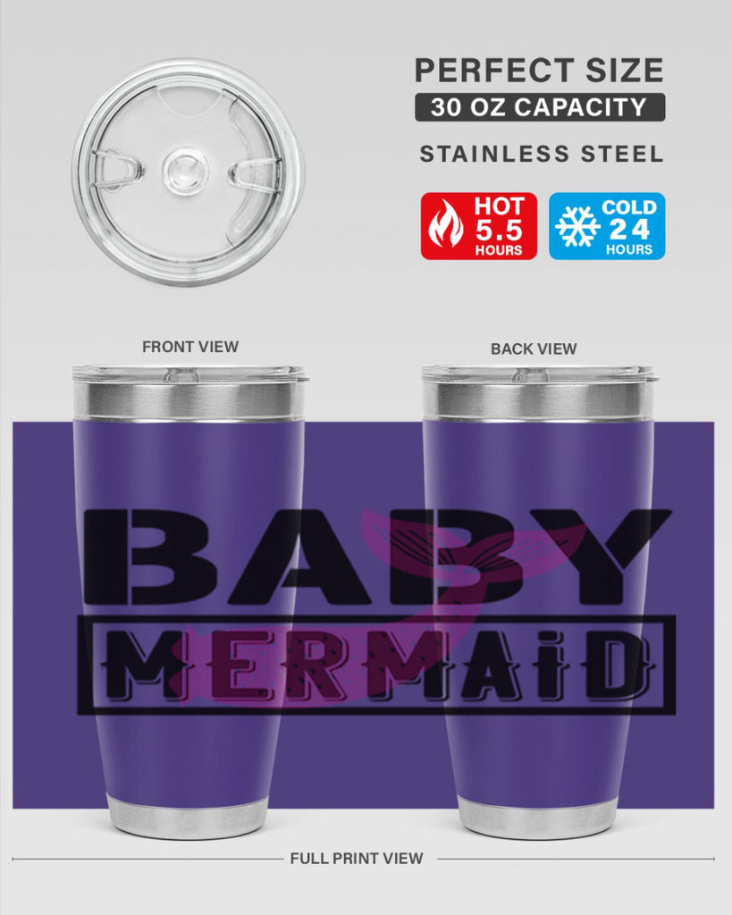 Baby mermaid 29#- mermaid- Tumbler