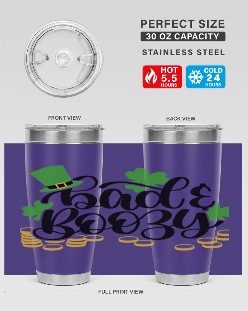 Bad Boozy Style 106#- St Patricks Day- Tumbler