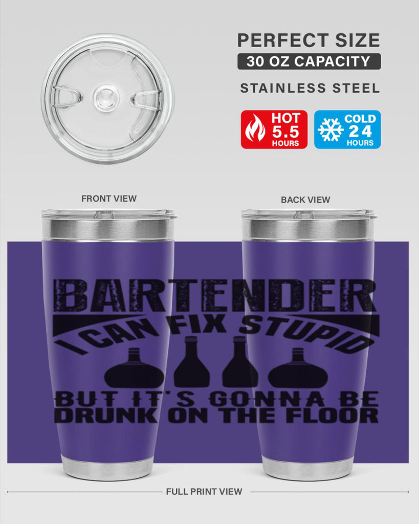 Bartender I can fix Style 9#- bartender- tumbler