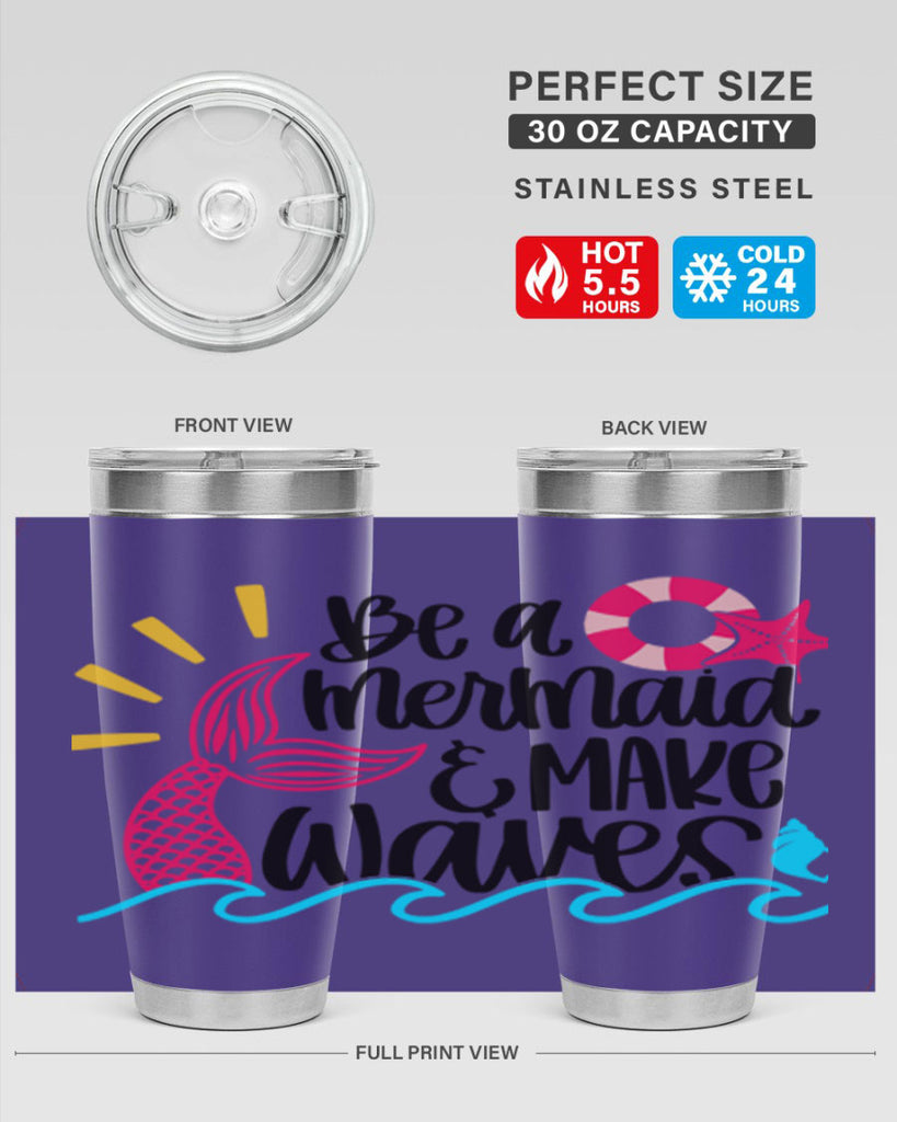 Be A Mermaid Make Waves Style 53#- summer- Tumbler
