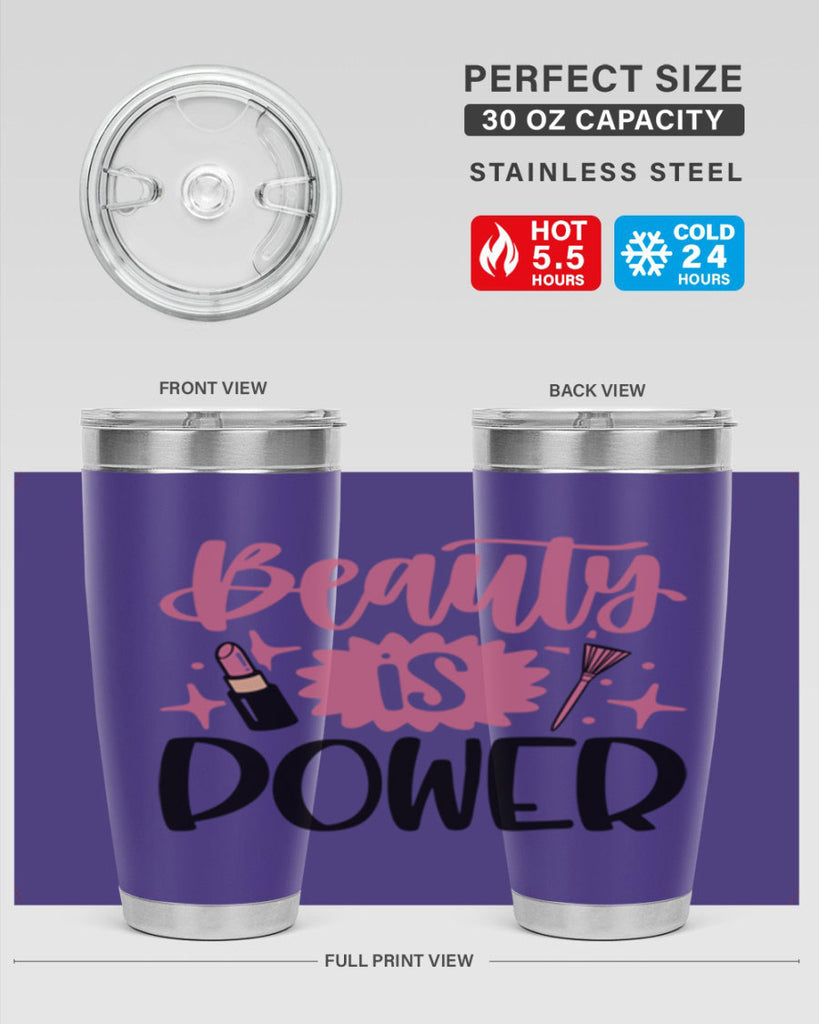 Beauty Is Power Style 135#- make up- Tumbler