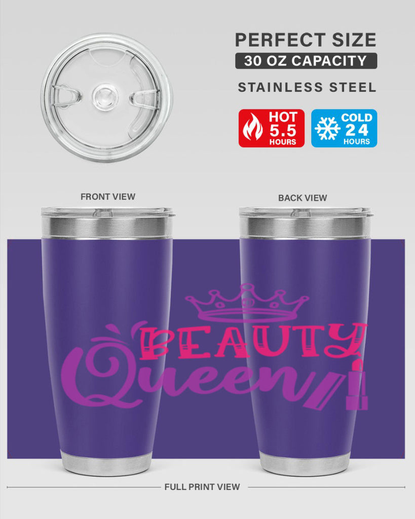 Beauty Queen Style 250#- make up- Tumbler