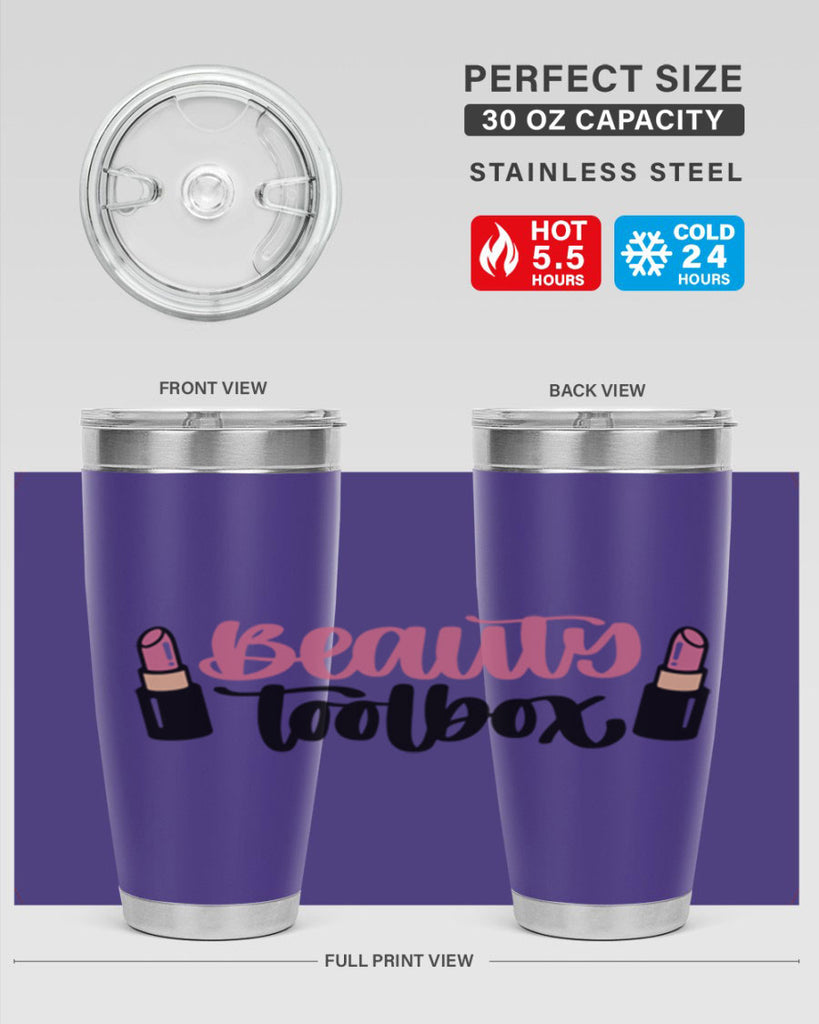 Beauty Toolbox Style 134#- make up- Tumbler
