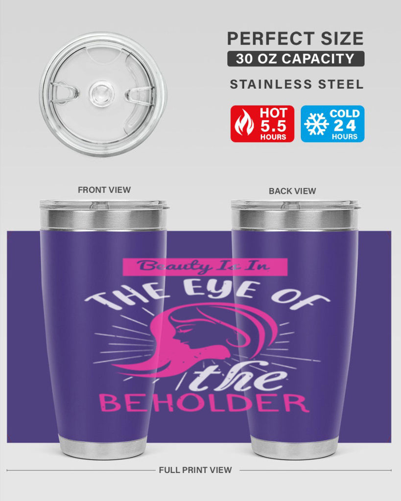 Beauty is in the eye of the beholder Style 169#- make up- Tumbler