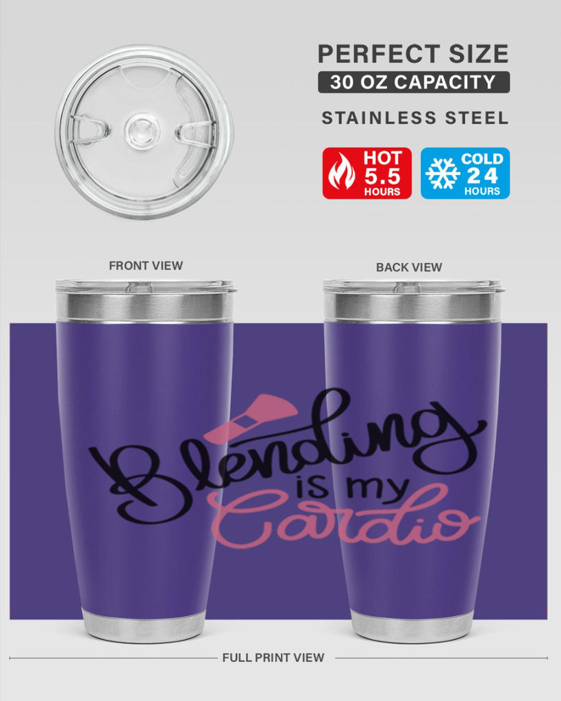 Blending is my Cardio Style 129#- make up- Tumbler