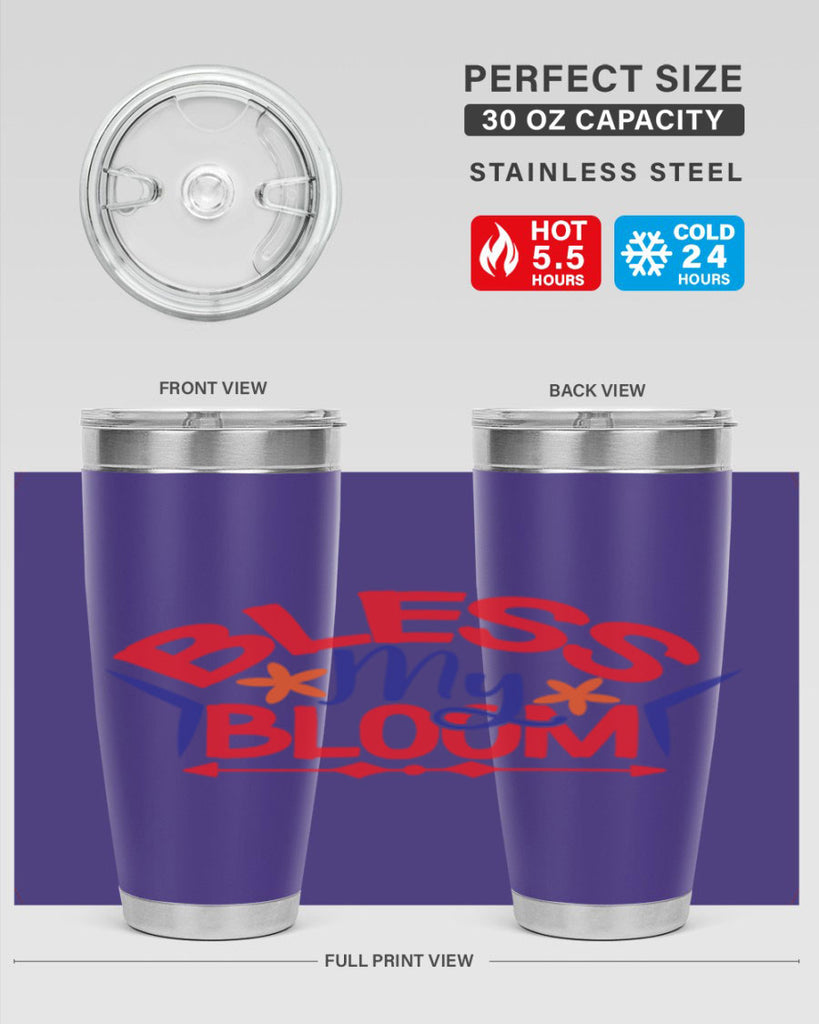 Bless My Bloom 38#- spring- Tumbler