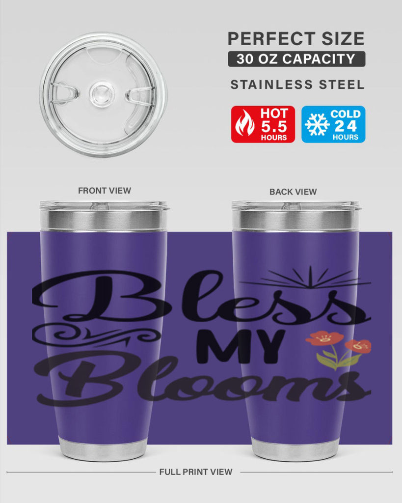Bless My Blooms  66#- spring- Tumbler
