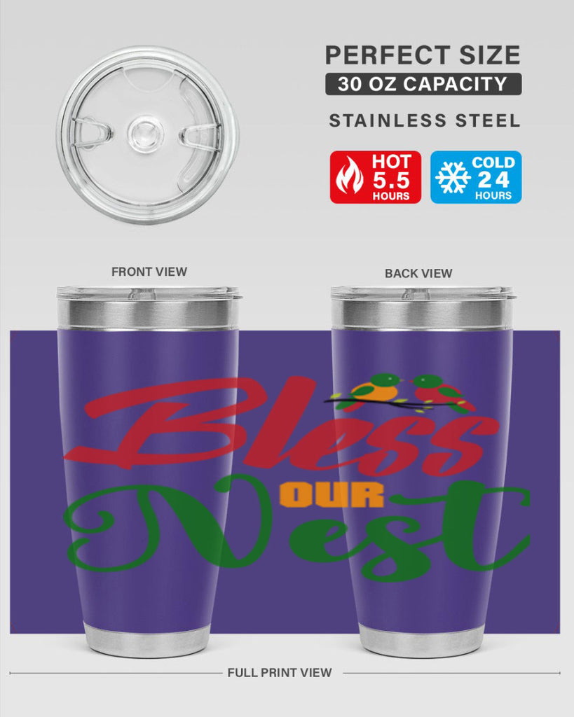 Bless Our Nest 67#- spring- Tumbler