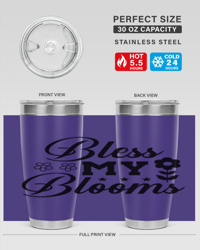 Bless my blooms  62#- spring- Tumbler