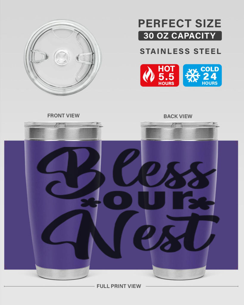 Bless our nest  design 70#- spring- Tumbler