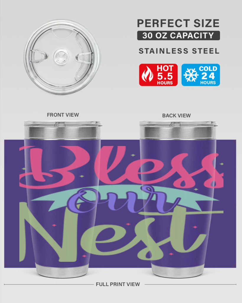 Bless our nest 49#- spring- Tumbler