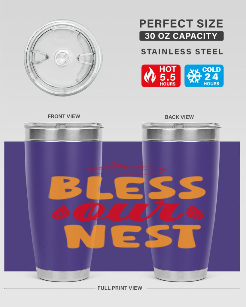 Bless our nest 54#- spring- Tumbler