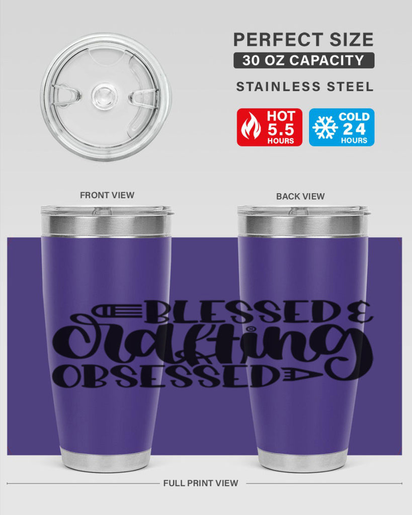 Blessed Crafting Obsessed 47#- crafting- Tumbler