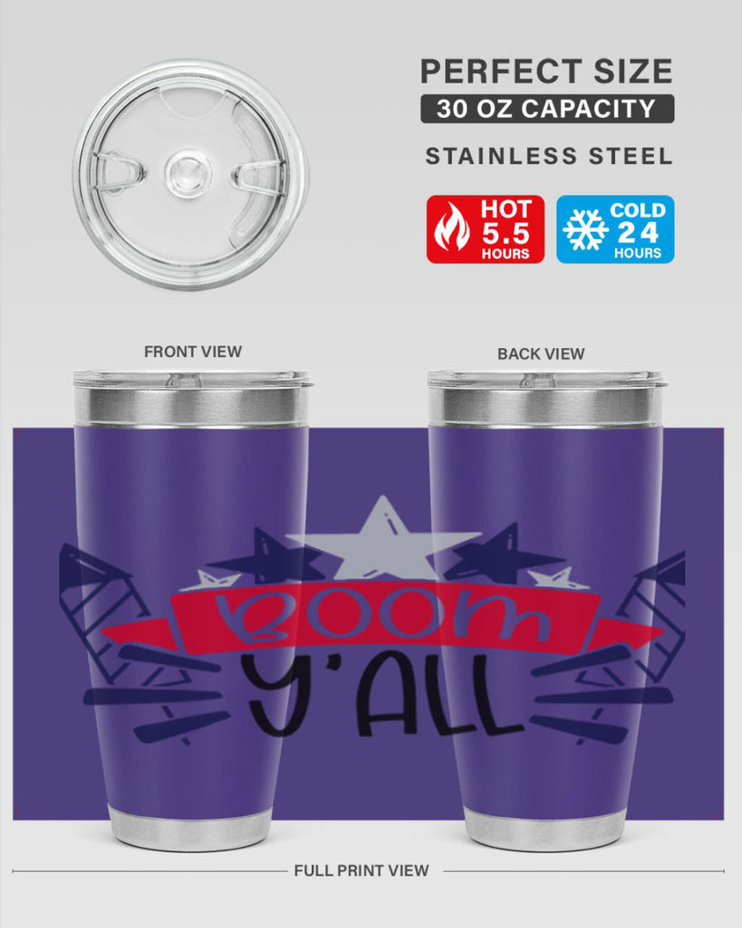 Boom Yall Style 146#- Fourt Of July- Tumbler