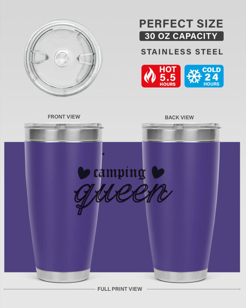 Camping queen 143#- zodiac- Tumbler