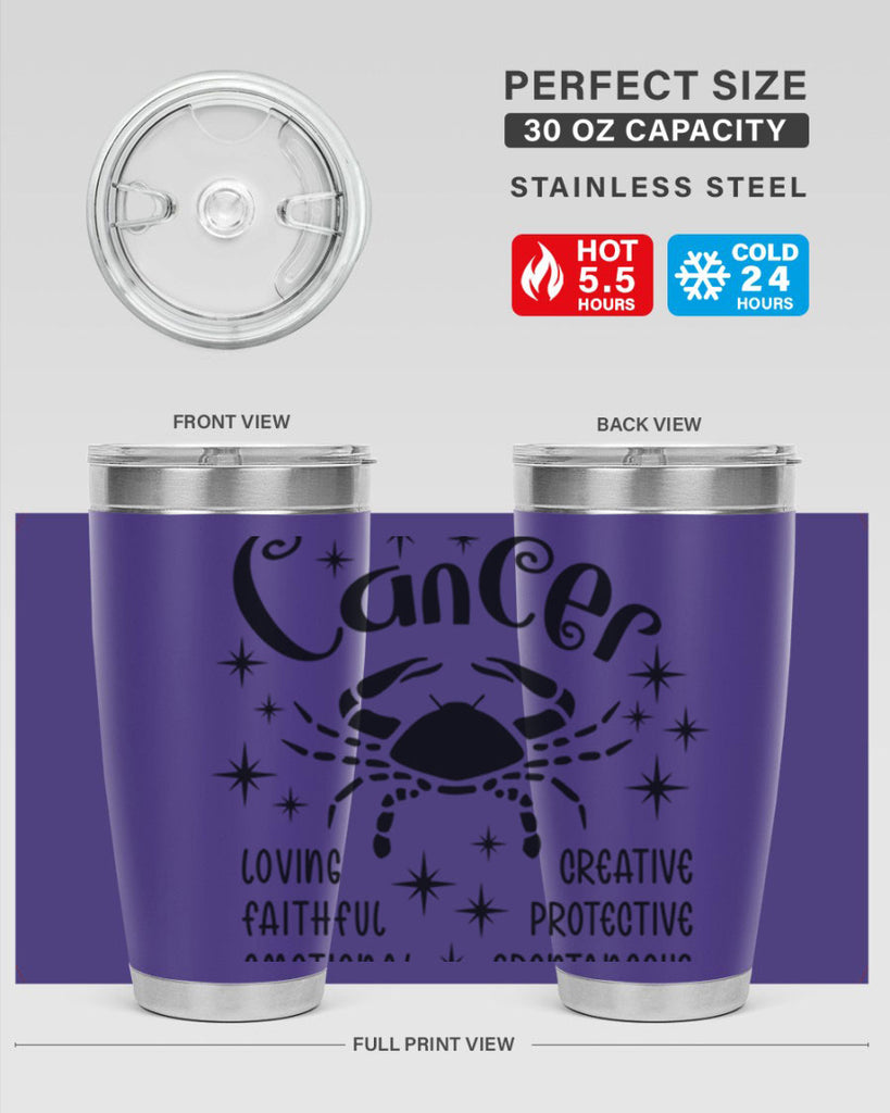 Cancer 144#- zodiac- Tumbler