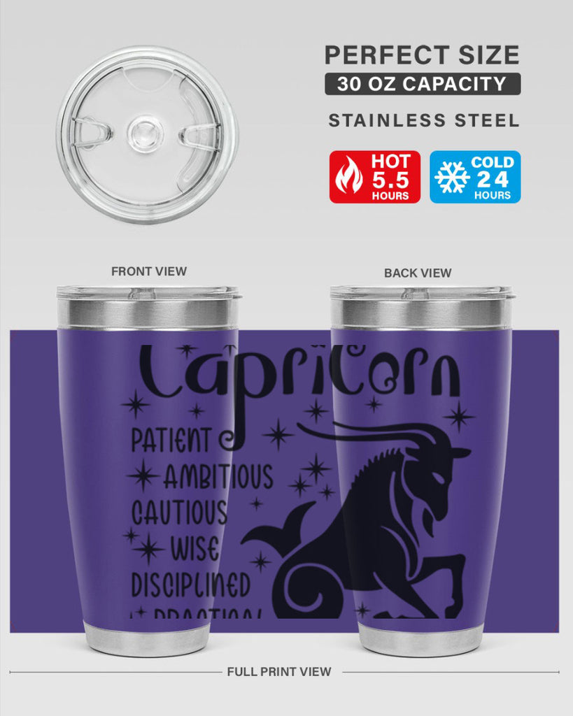 Capricorn 182#- zodiac- Tumbler