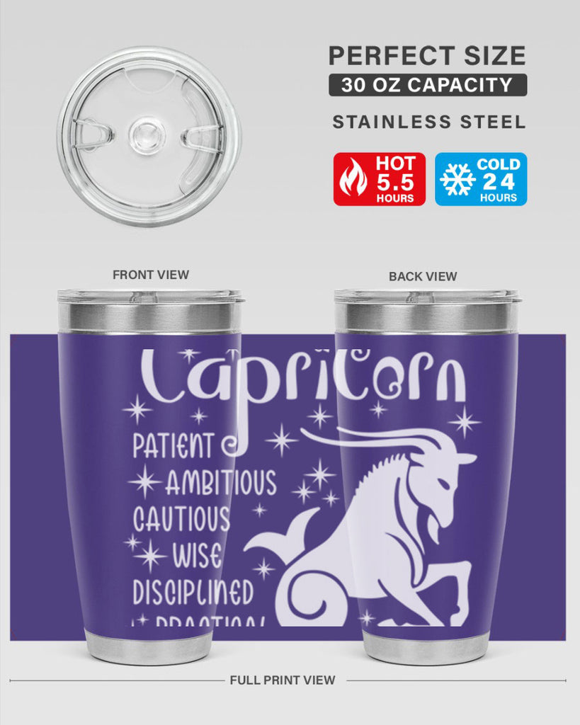 Capricorn 186#- zodiac- Tumbler