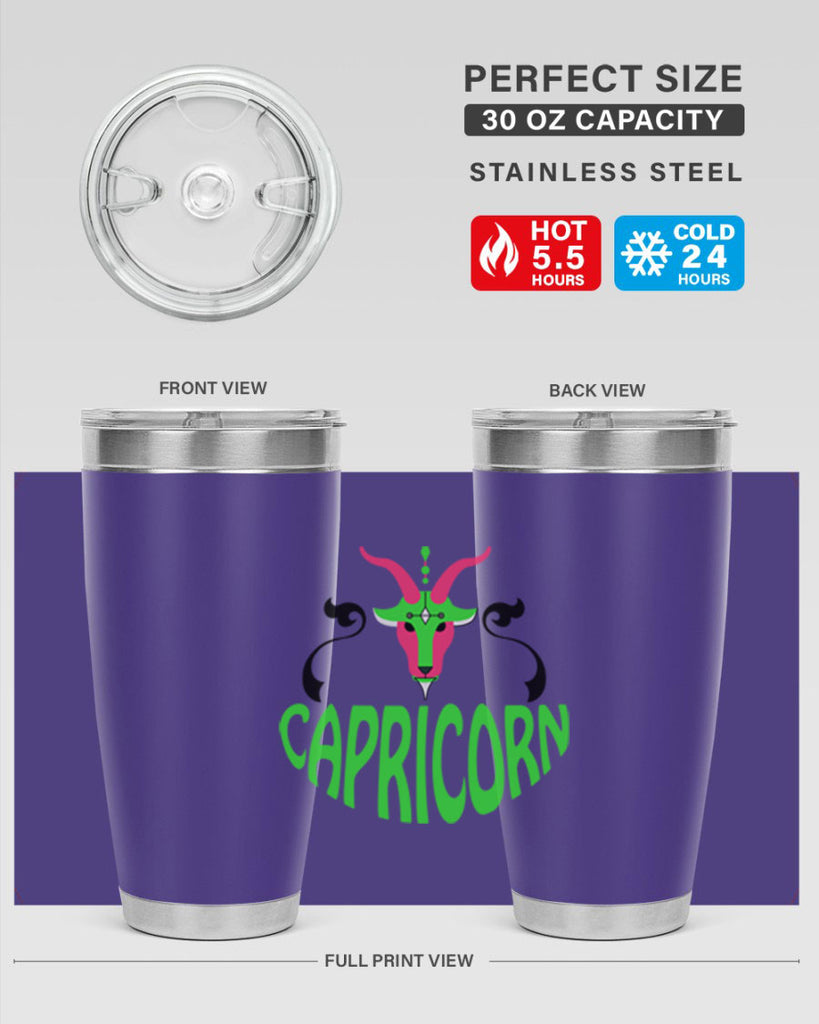 Capricorn 189#- zodiac- Tumbler