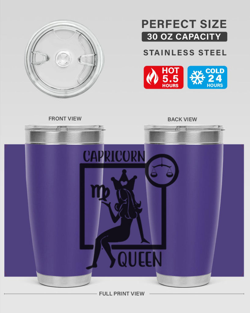 Capricorn queen 194#- zodiac- Tumbler