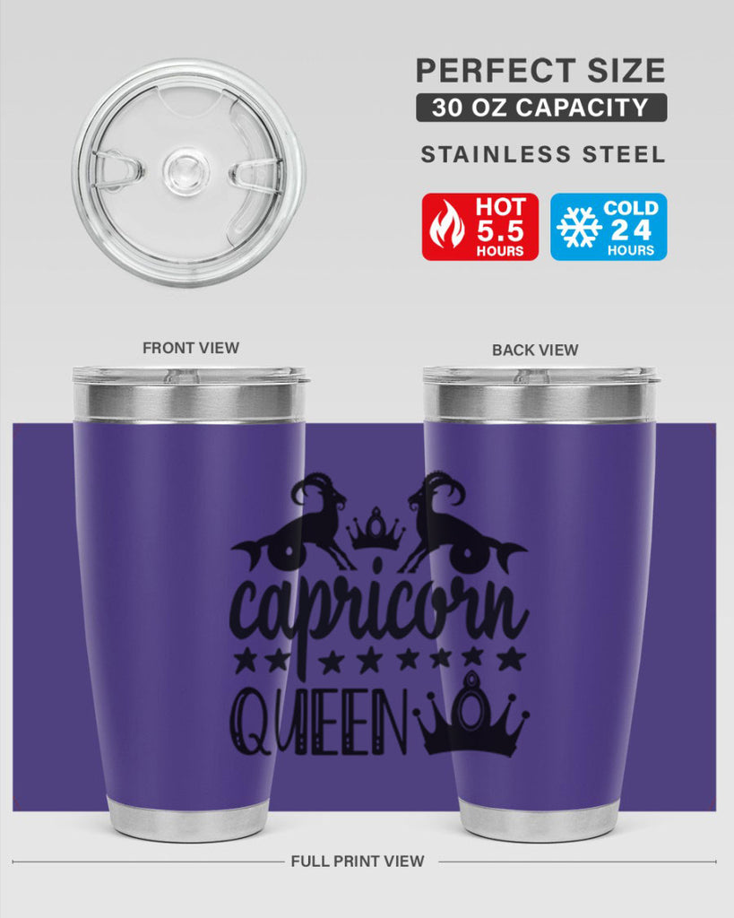Capricorn queen 195#- zodiac- Tumbler