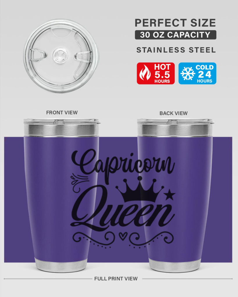 Capricorn queen 196#- zodiac- Tumbler