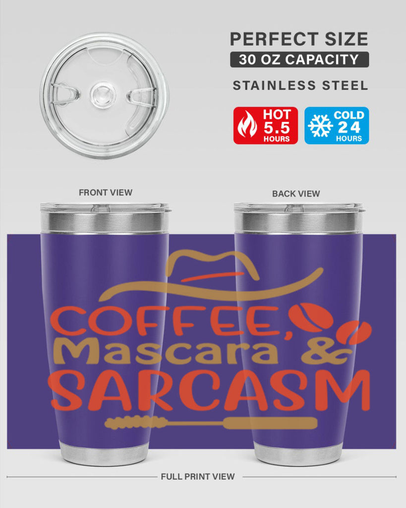 Coffee Mascara Sarcasm 21#- fashion- Cotton Tank