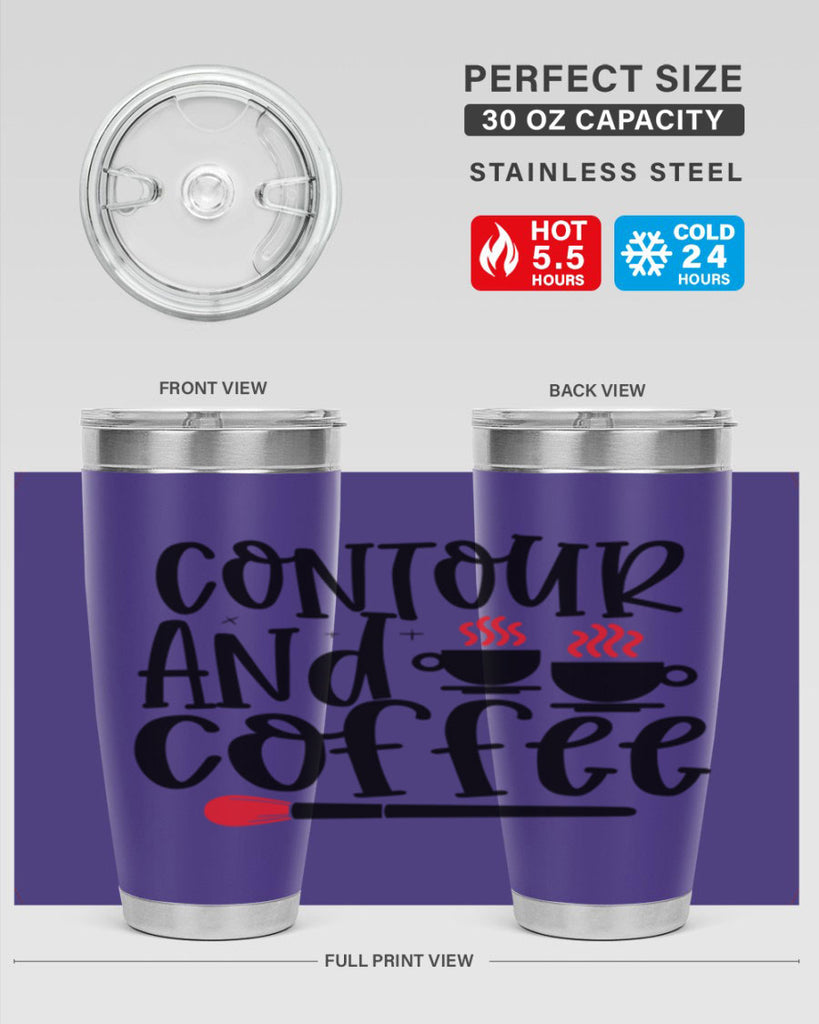 Contour And Coffee Style 242#- make up- Tumbler