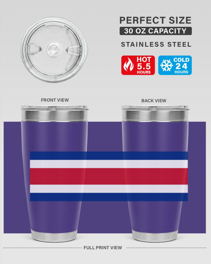 Costa Rica 157#- world flags- Tumbler