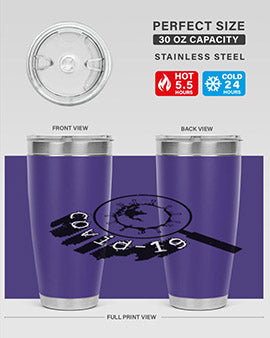 Covid Style 57#- corona virus- Tumbler