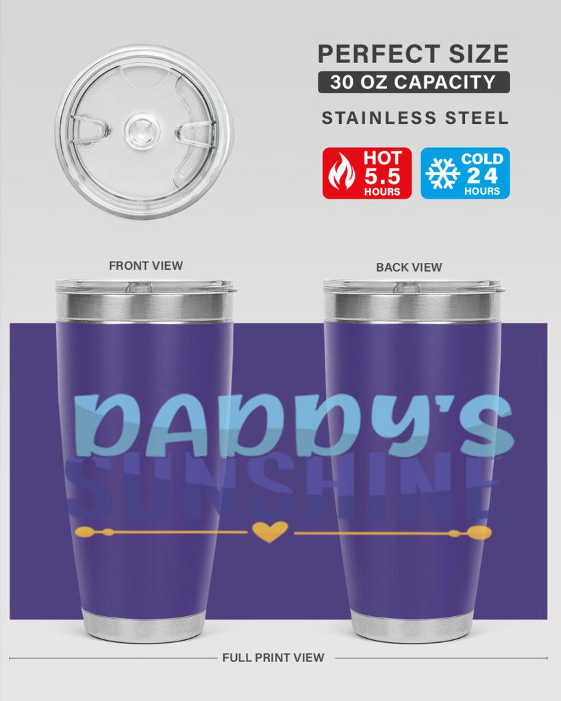 Daddys Sunshine 19#- dad- Tumbler