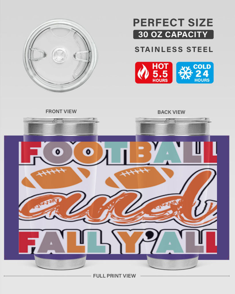 FootballandFallYall 186#- fall- Tumbler