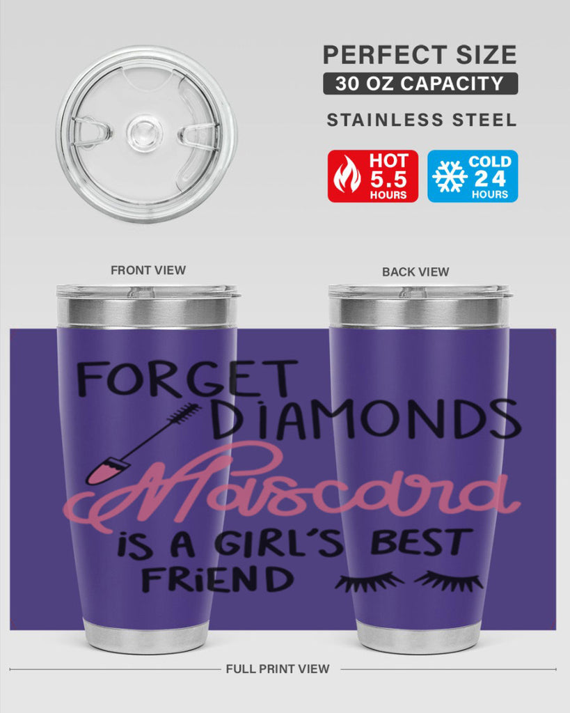 Forget Diamonds Mascara is a Girls Best Friend Style 100#- make up- Tumbler