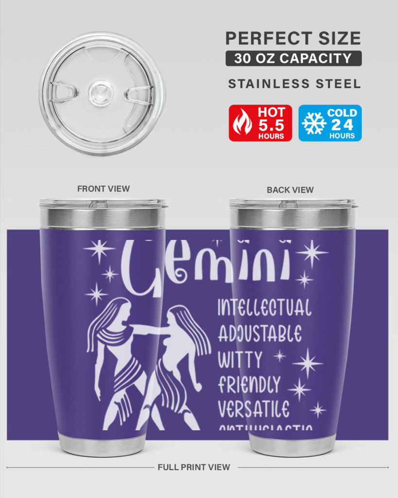 Gemini 221#- zodiac- Tumbler