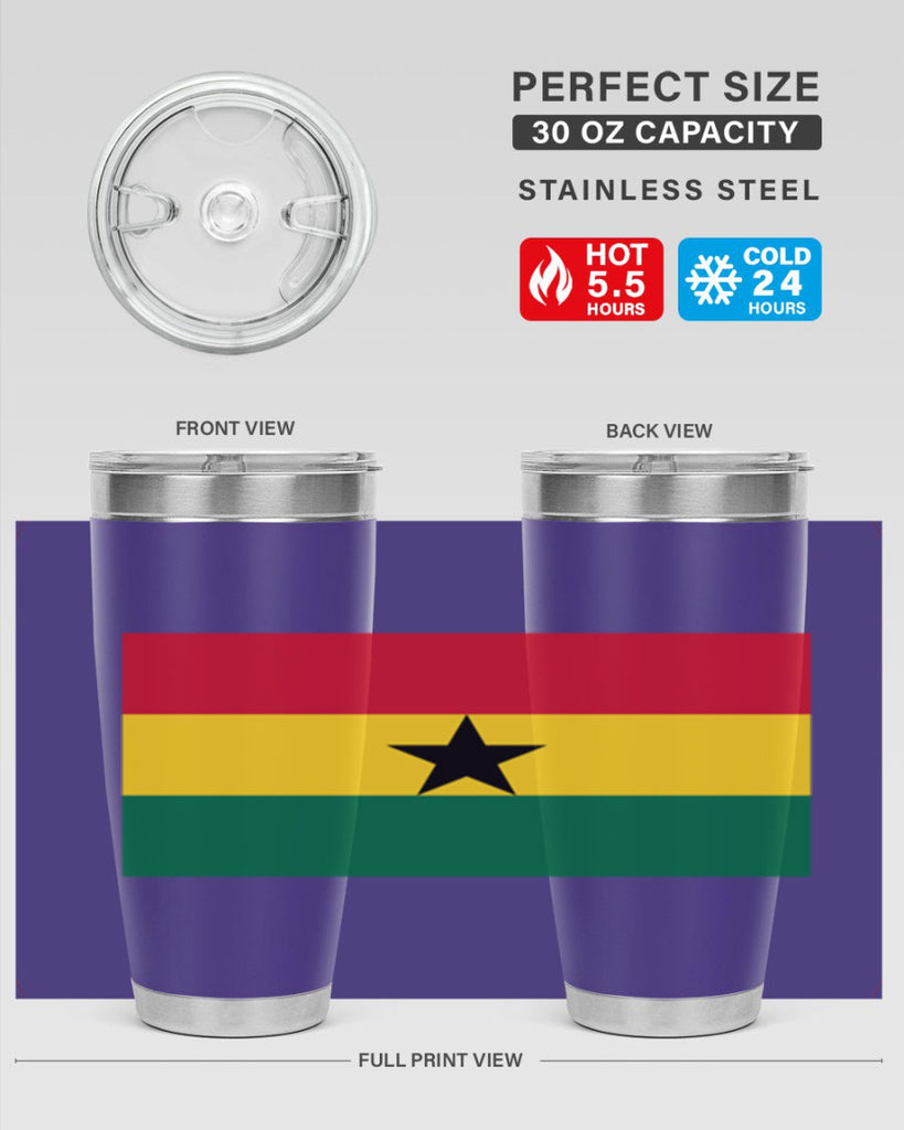 Ghana 132#- world flags- Tumbler