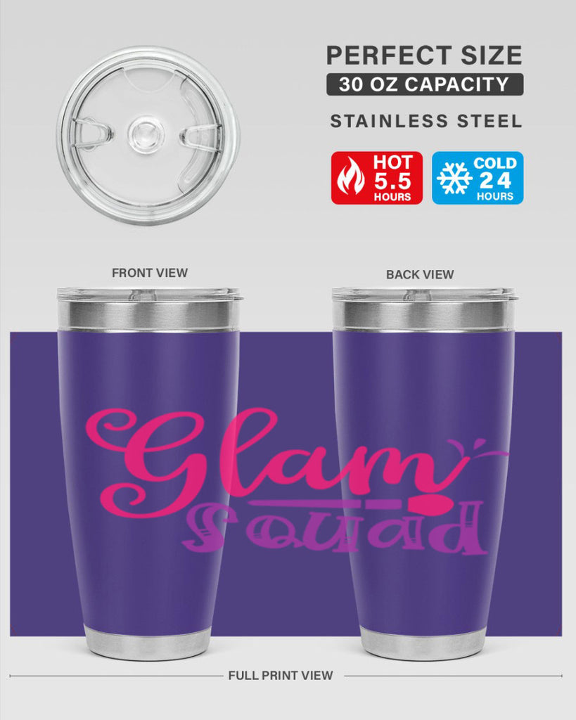 Glam Squad Style 237#- make up- Tumbler