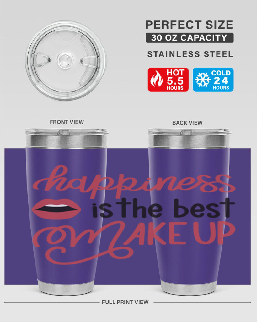 Happiness is the Best Makeup Style 94#- make up- Tumbler