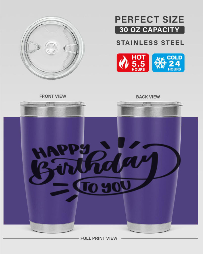 Happy Birthday To You Style 4#- birthday- tumbler