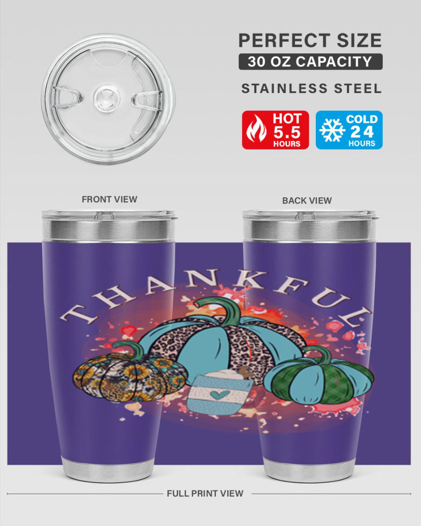 Happy Thanksgiving 247#- fall- Tumbler