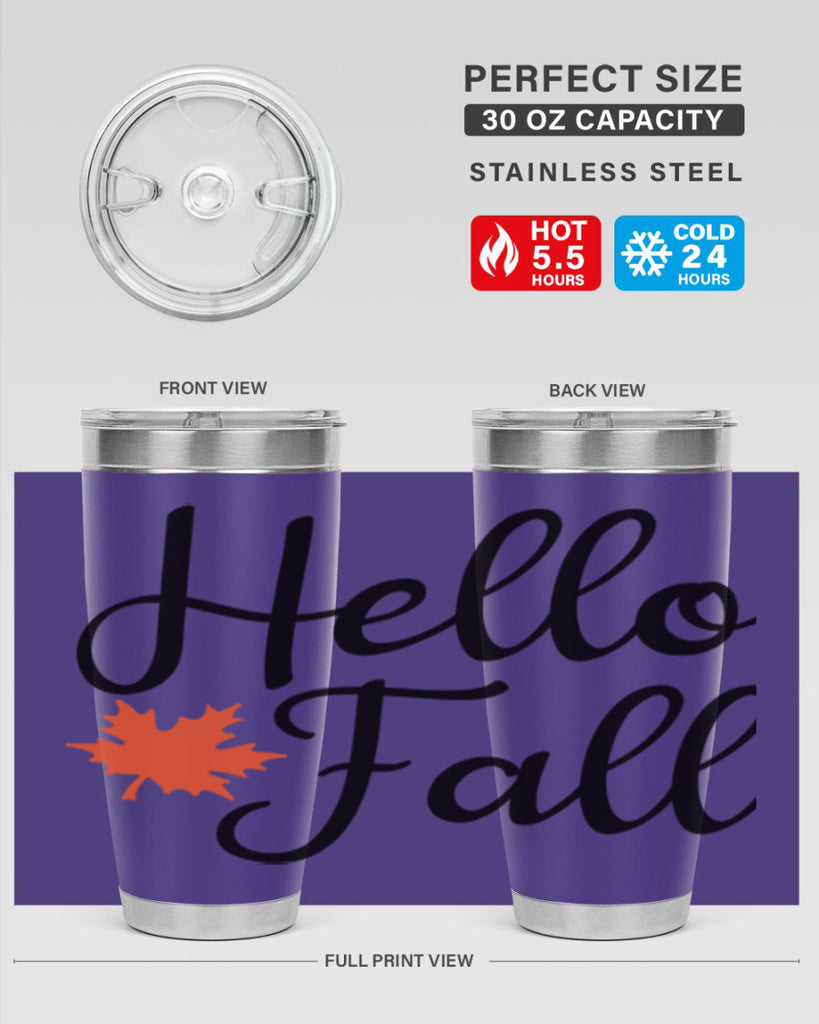 Hello Fall 274#- fall- Tumbler