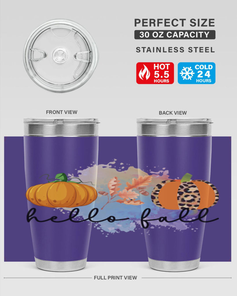 Hello Fall 277#- fall- Tumbler